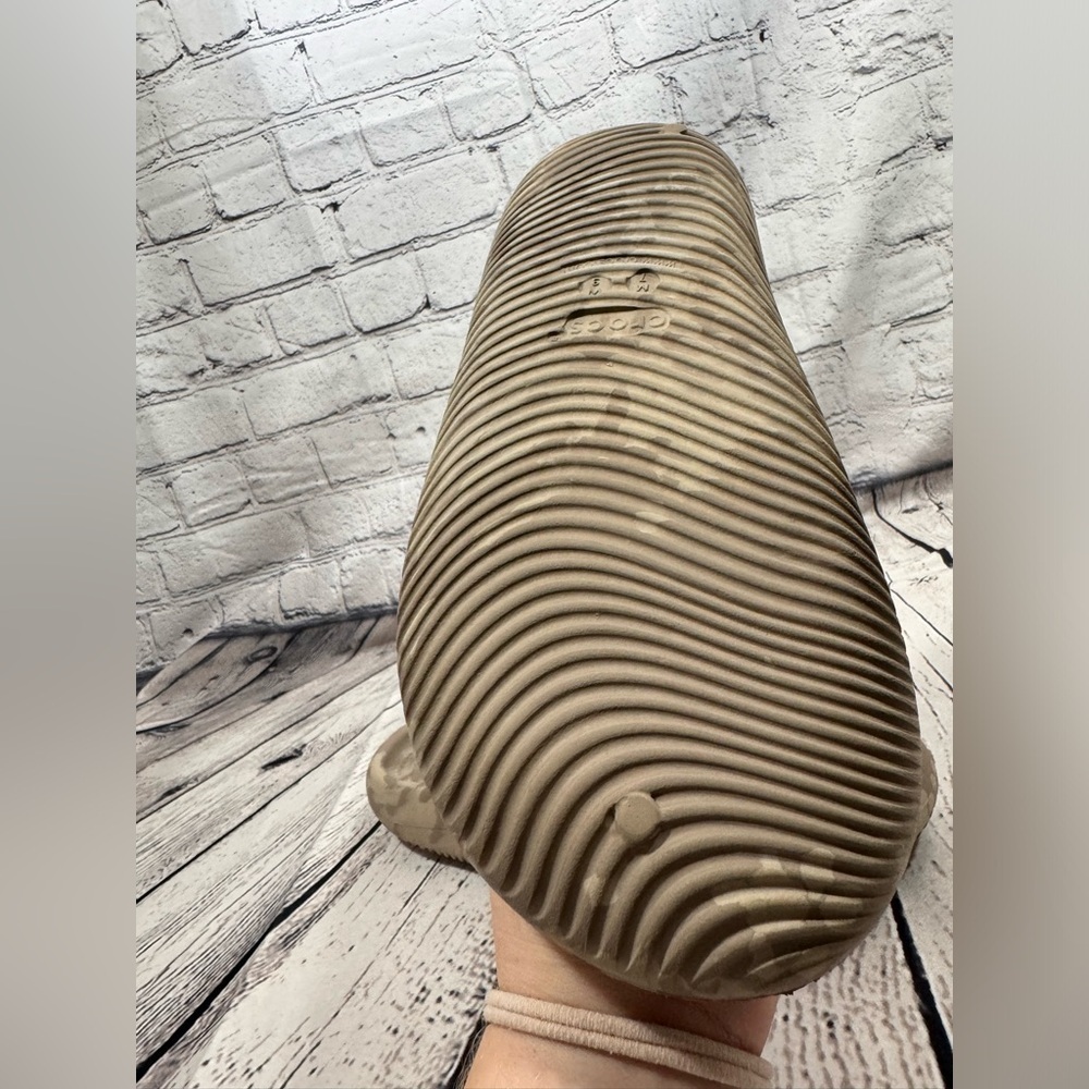 Crocs Women's Brown Mellow Marbled Slide - Picture 4 of 7